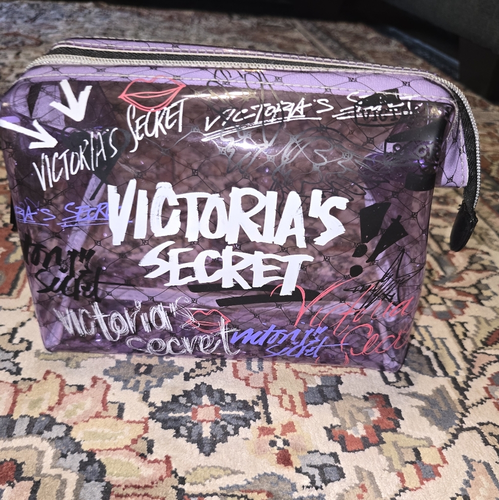 Victoria's Secret Tease Rebel Graffiti Cosmetic Bag